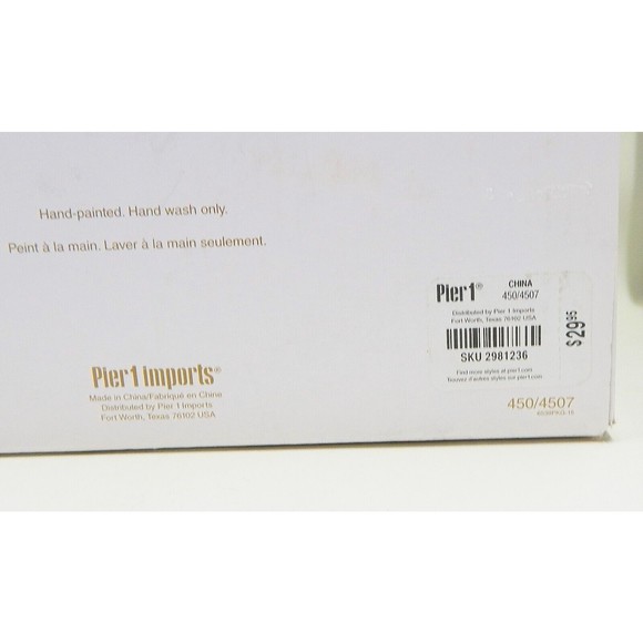 Pier 1 One Stemless Wine Glasses Holiday Christmas Dogs Hats Assorted Set of 4 - Picture 9 of 10